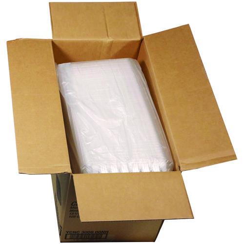 Image of Pactiv Evergreen ClearView MealMaster Chicken Barn, 13.3 x 8.4 x 4, Black/Clear, Plastic, 105/Carton