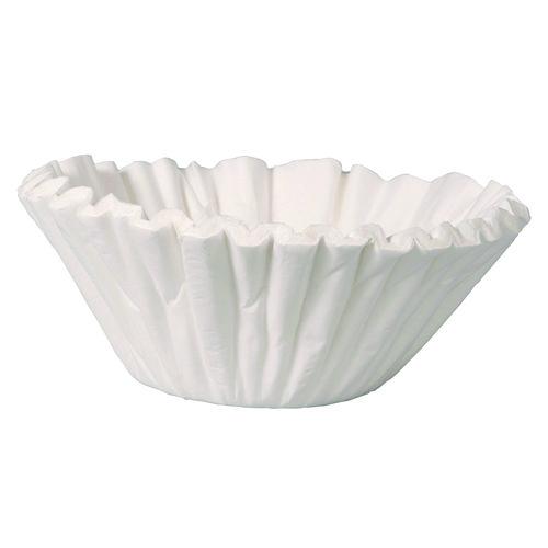 Image of BUNN® 20125.0000 Commercial Coffee Filters, 6 Gal Urn Style, Flat Bottom, 25/cluster, 10 Clusters/pack