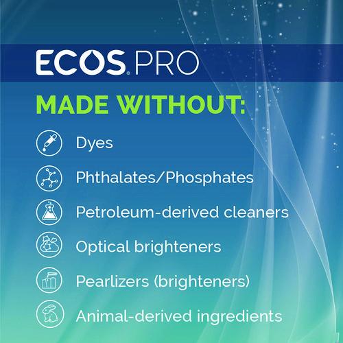 Image of ECOSÂ® PRO Liquid Hand Soap, Free and Clear, 17 oz, 6/Carton