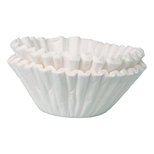 Image of BUNN® 20104.0001 Coffee Filters, 8 To 12 Cup Size, Flat Bottom, 100/pack