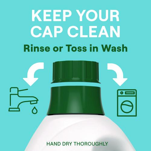 Image of Seventh Generation® 68748039 Natural Liquid Laundry Detergent, Sensitive Skin Free and Clear, 90 oz Bottle, 4/Carton