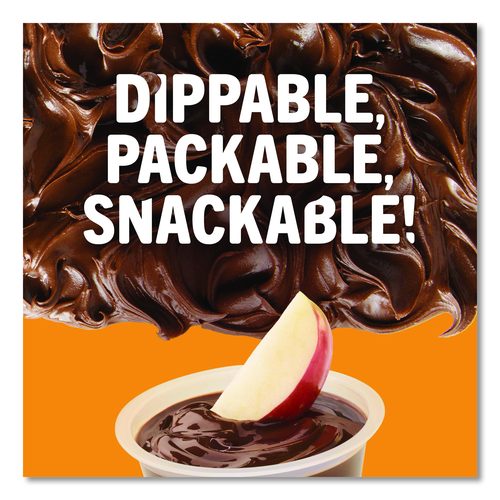 Image of Jif To Go® Chocolate Peanut Butter, Chocolate, 1.1 oz Cups, 8 Cups/Pack, 6 Packs/Carton