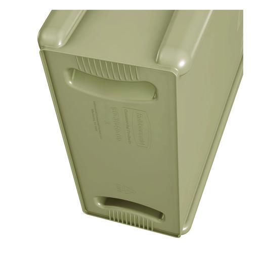 Image of Rubbermaid® Commercial FG354060BEIG Slim Jim with Venting Channels, 23 gal, Plastic, Beige