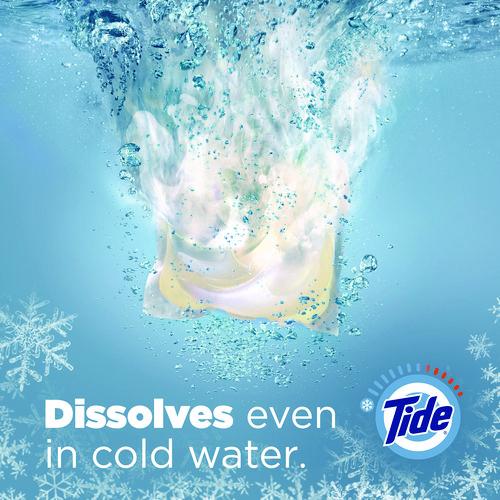 Image of Tide® 91798 Pods, HE Compatible, Unscented, 81 Pods/Tub, 4 Tubs/Carton