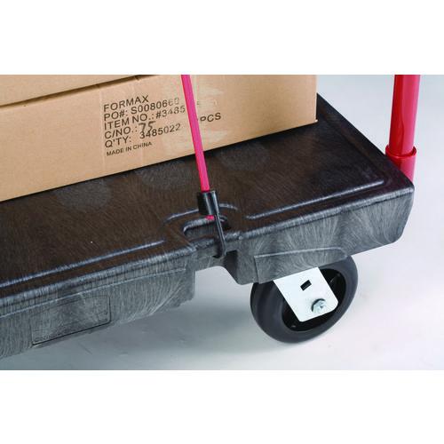 Image of Rubbermaid® Commercial FG440300BLA Heavy-Duty Platform Truck Cart, 1,000 Lb Capacity, 24 X 36 Platform, Black