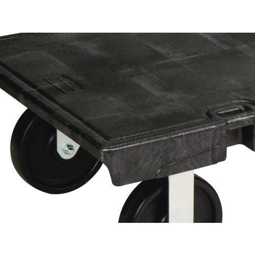 Image of Rubbermaid® Commercial FG444100BLA Platform Truck, 2,000 Lb Capacity, 24 X 48 X 7, Black