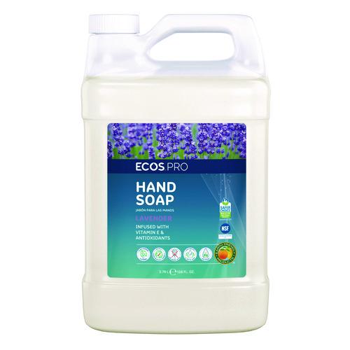 Image of ECOS® PRO PL966504CT Liquid Hand Soap, Lavender, 1 gal, 4/Carton