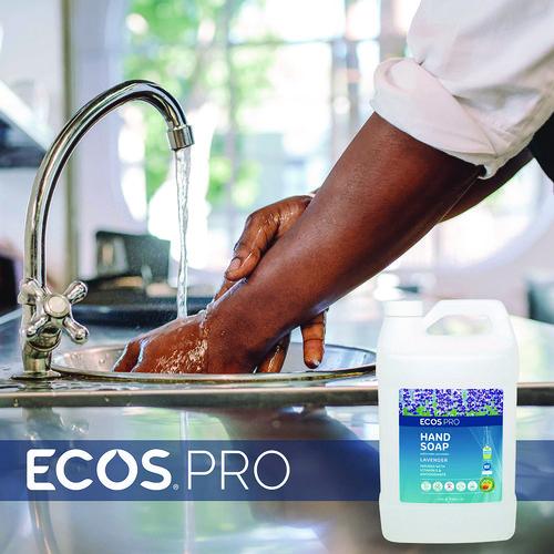 Image of ECOS® PRO PL966504CT Liquid Hand Soap, Lavender, 1 gal, 4/Carton