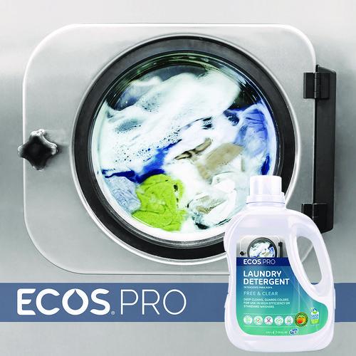 Image of ECOS® PRO PL937102CT Laundry Detergent Liquid, Free and Clear, 170 oz Jug, 2/Carton