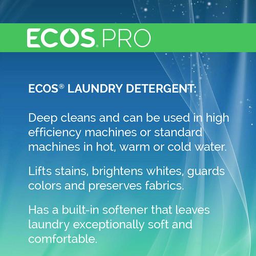 Image of ECOS® PRO PL937102CT Laundry Detergent Liquid, Free and Clear, 170 oz Jug, 2/Carton
