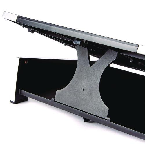 Image of Fellowes® 8032001 Office Suites Laptop Riser, 15.13" X 11.38" X 4.5" To 6.5", Black/silver, Supports 10 Lbs
