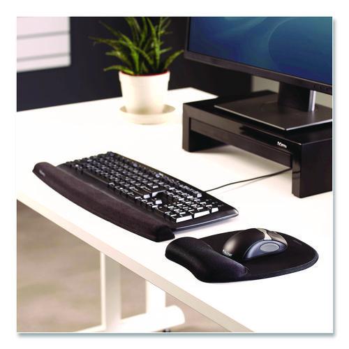 Image of Fellowes® 9176501 Memory Foam Mouse Pad with Wrist Rest, 7.93 x 9.25, Black