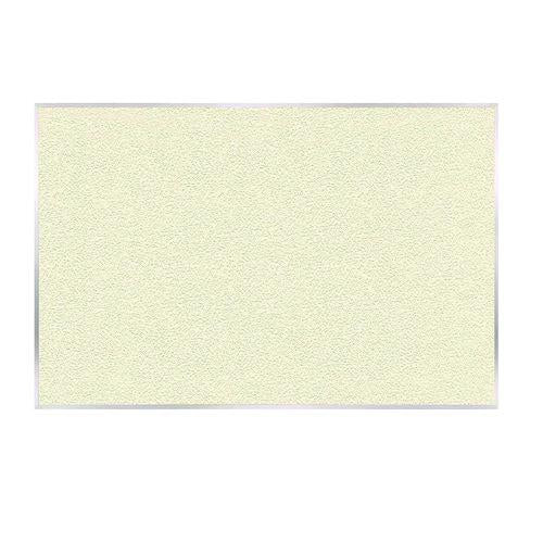 Image of Ghent AV47-185 Vinyl Bulletin Board with Aluminum Frame, 87.91" x 48.5", Ivory Surface, Satin Aluminum Frame