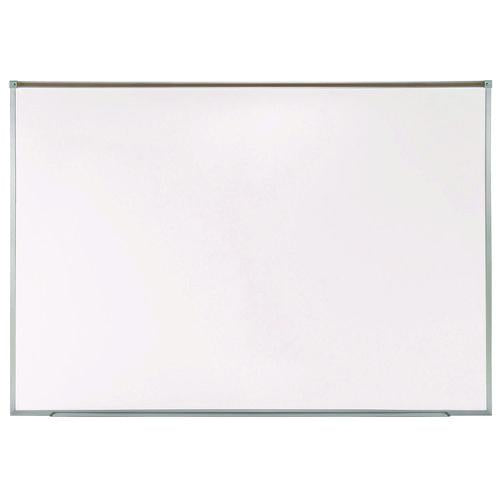 Image of Ghent PRM1-47-4 Proma Projection Magnetic Porcelain Whiteboard, 87.91" x 48.5", White Surface, Satin Aluminum Frame