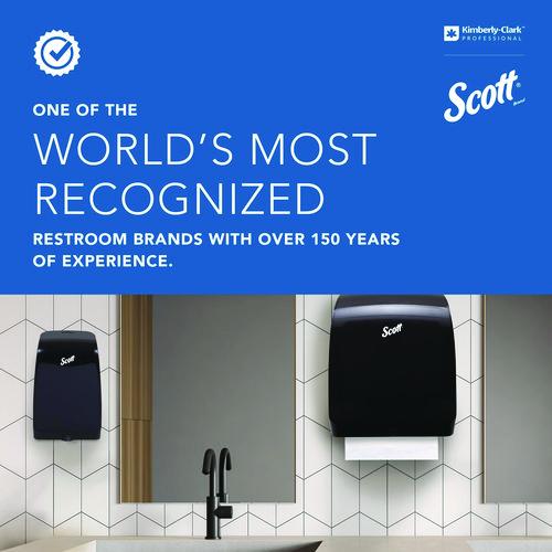 Image of Scott® 56157 Essential Small Core High-Capacity Standard Roll Toilet Paper, 1-Ply, White, 2,200 Sheets/Roll, 36 Rolls/Carton