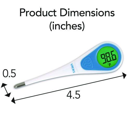 Image of Vicks® V912US SPEEDREAD DIGITAL THERMOMETER WITH FEVER INSIGHT, WHITE/BLUE