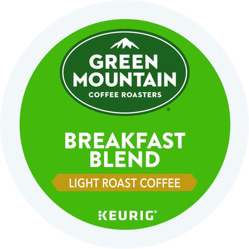 Image of Green Mountain Coffee® 5000378718 Breakfast Blend Coffee K-Cup Pods, 96/carton