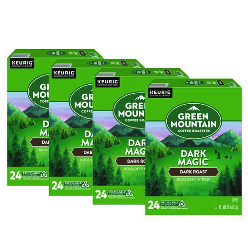 Image of Green Mountain Coffee® 5000378882 Dark Magic Extra Bold Coffee K-Cup Pods, 96/carton