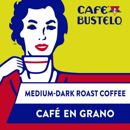 Image of Folgers® FOL21892 Cafe Bustelo Whole Bean Coffee, Espresso, 32 oz Bag, 4/Carton