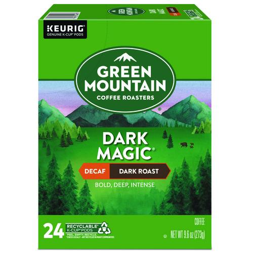Image of Green Mountain Coffee® 5000378924 Dark Magic Decaf Extra Bold Coffee K-Cups, 24/box