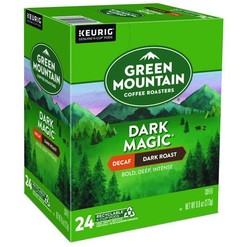 Image of Green Mountain Coffee® 5000378924 Dark Magic Decaf Extra Bold Coffee K-Cups, 24/box