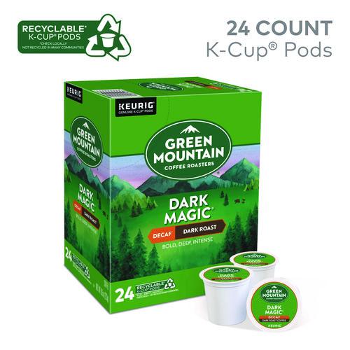 Image of Green Mountain Coffee® 5000378924 Dark Magic Decaf Extra Bold Coffee K-Cups, 24/box