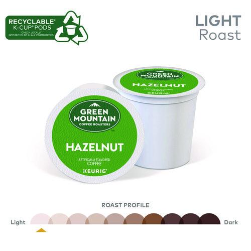 Image of Green Mountain Coffee® 5000330120 Hazelnut Coffee K-Cups, 24/box