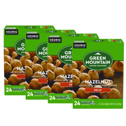 Image of Green Mountain Coffee® 5000330143 Hazelnut Decaf Coffee K-Cups, 96/carton