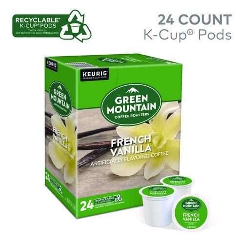 Image of Green Mountain Coffee® 5000330112 French Vanilla Coffee K-Cup Pods, 24/box
