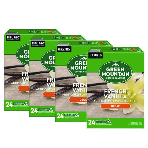 Image of Green Mountain Coffee® 5000330142 French Vanilla Decaf Coffee K-Cups, 96/carton
