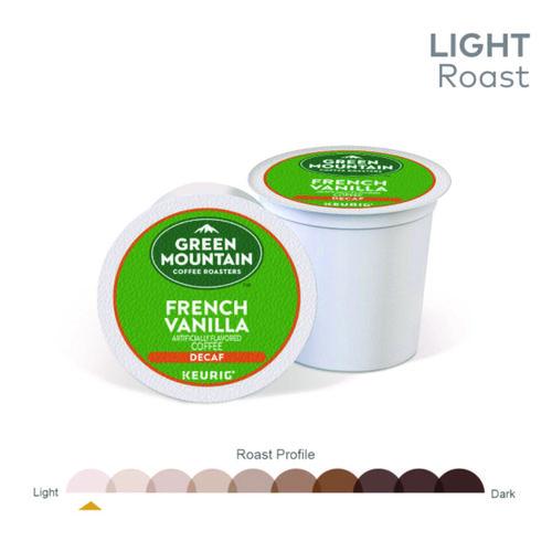 Image of Green Mountain Coffee® 5000330142 French Vanilla Decaf Coffee K-Cups, 96/carton