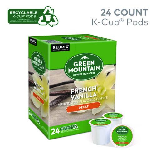Image of Green Mountain Coffee® 5000330142 French Vanilla Decaf Coffee K-Cups, 96/carton