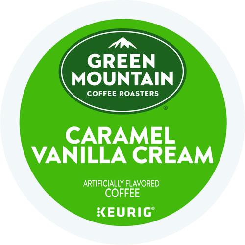 Image of Green Mountain Coffee® 5000330109 Caramel Vanilla Cream Coffee K-Cups, 24/box