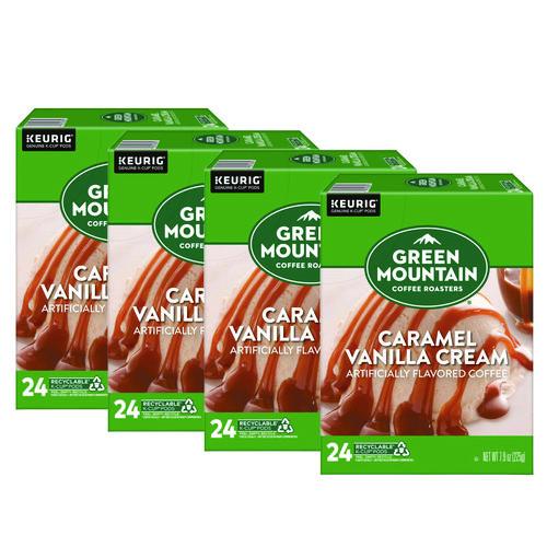 Image of Green Mountain Coffee® 5000330109 Caramel Vanilla Cream Coffee K-Cups, 96/carton