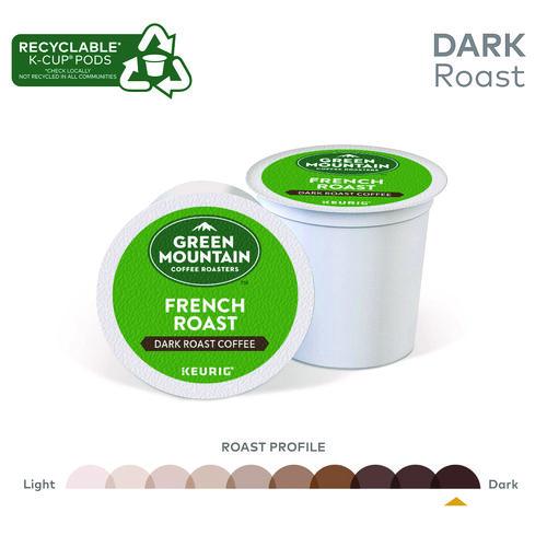 Image of Green Mountain Coffee® 5000330108 French Roast Coffee K-Cups, 24/box