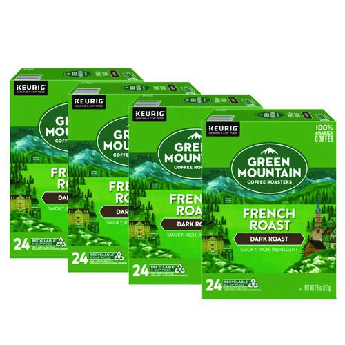 Image of Green Mountain Coffee® 5000330108 French Roast Coffee K-Cups, 96/carton