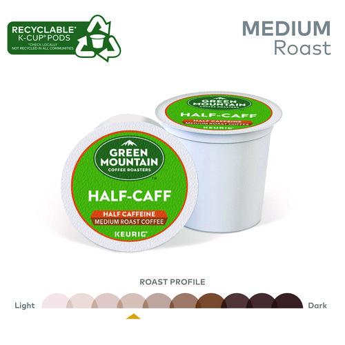 Image of Green Mountain Coffee® 5000330138 Half-Caff Coffee K-Cups, 96/carton