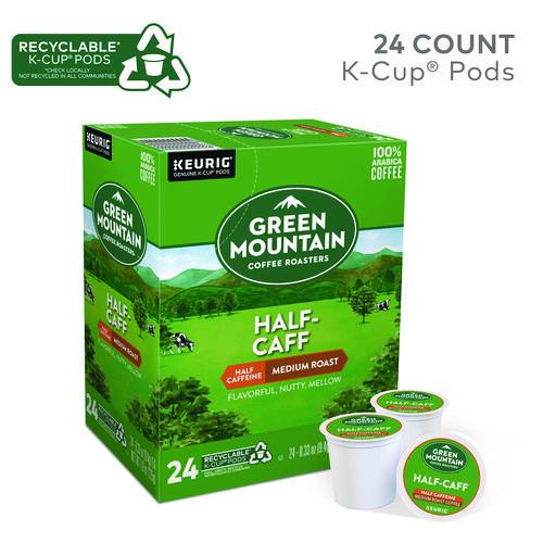Image of Green Mountain Coffee® 5000330138 Half-Caff Coffee K-Cups, 96/carton
