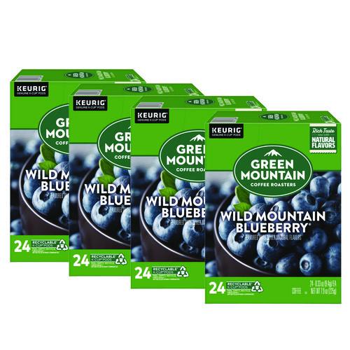 Image of Green Mountain Coffee® 5000366902 Fair Trade Wild Mountain Blueberry Coffee K-Cups, 96/carton