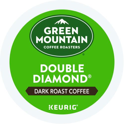Image of Green Mountain Coffee® 5000330051 Double Black Diamond Extra Bold Coffee K-Cups, 24/box