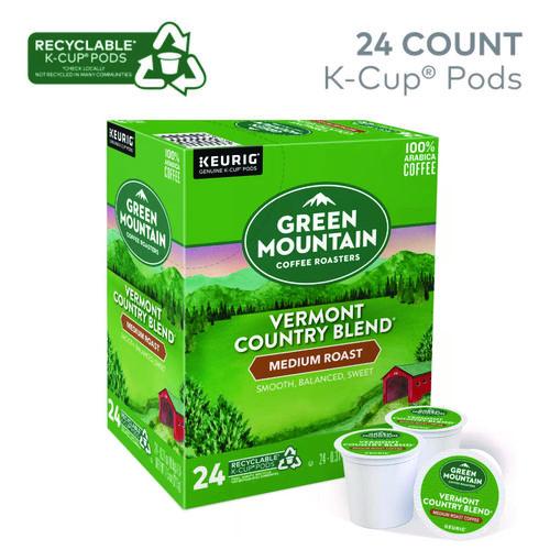Image of Green Mountain Coffee® 5000355581 Vermont Country Blend Coffee K-Cups, 24/box