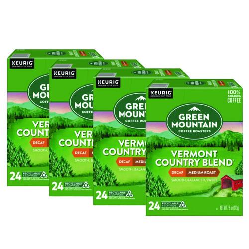 Image of Green Mountain Coffee® 5000330141 Vermont Country Blend Decaf Coffee K-Cups, 96/carton