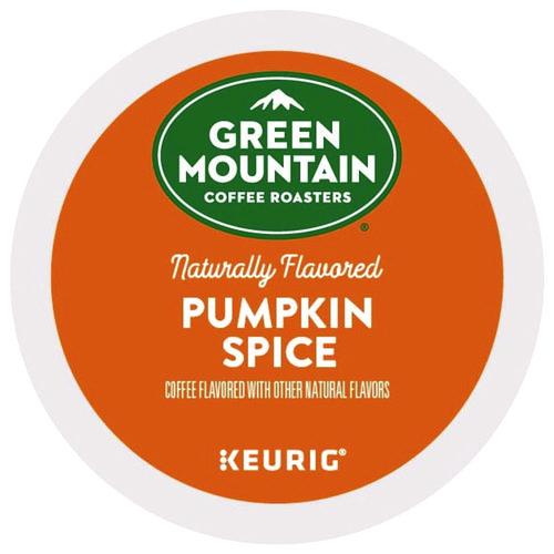 Image of Green Mountain Coffee® 5000368942 Fair Trade Certified Pumpkin Spice Flavored Coffee K-Cups, 96/carton