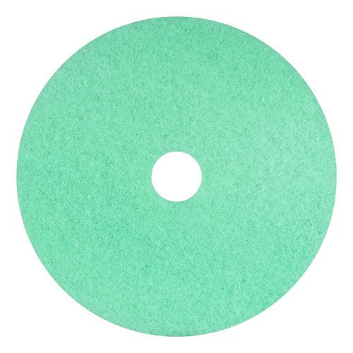 Image of Americo® 402120 Luster Lite Burnishing Pad, 20" Diameter, Sky Blue, 5/Carton