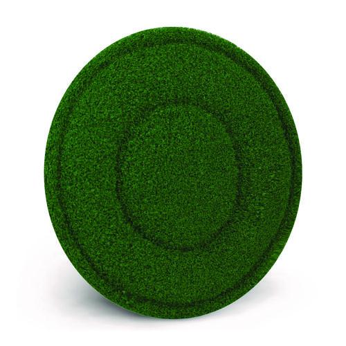 Image of Americo® 402920 TurfScrub Brush Floor Pad, 20" Diameter, Green, 4/Carton