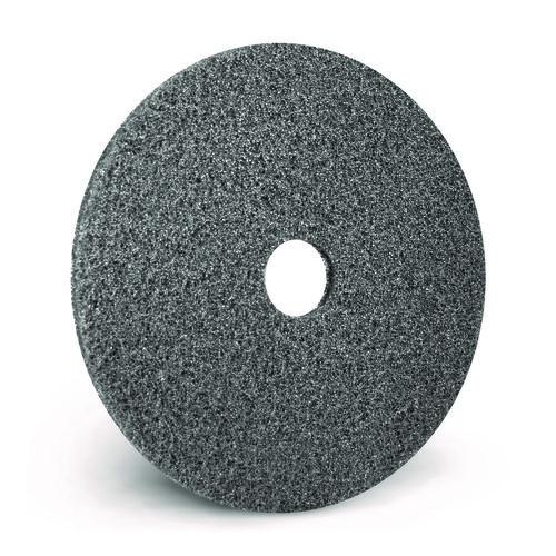 Image of Americo® 442220 Black Diamond 800 Grit Deep Cleaning Pad, 20" Diameter, Black/Gray, 2/Carton