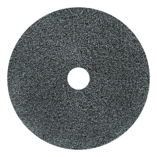 Image of Americo® 442220 Black Diamond 800 Grit Deep Cleaning Pad, 20" Diameter, Black/Gray, 2/Carton