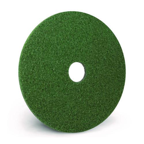 Image of Americo® 442414 Black Diamond 3000 Grit Diamond Pad, 14" Diameter, Black/Green, 2/Carton
