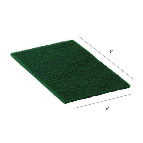 Image of Americo® 510118 90-96 Medium Duty Hand Cleaning Pad, 6 x 9, Green, 20/Carton