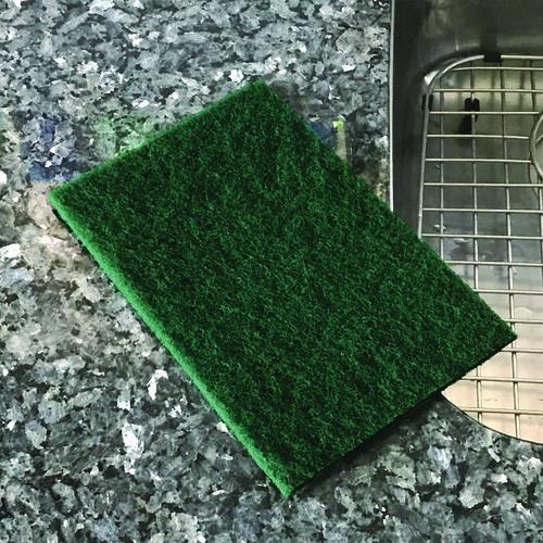 Image of Americo® 510118 90-96 Medium Duty Hand Cleaning Pad, 6 x 9, Green, 20/Carton